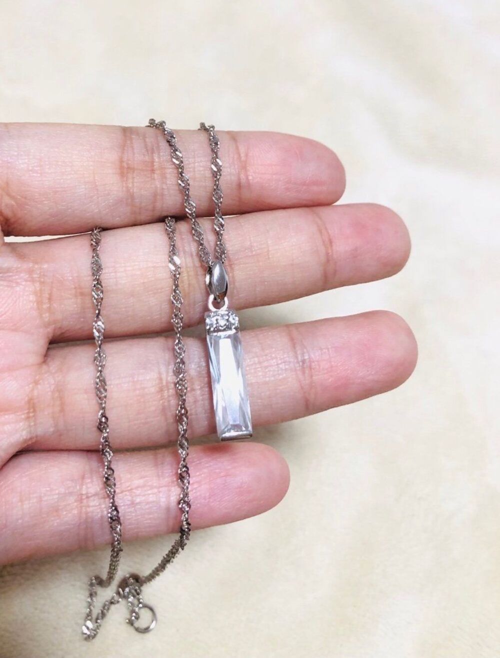 Minimalist Necklace Sterling Silver